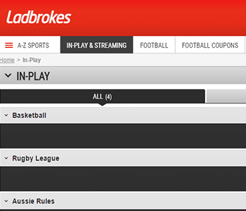 Ladbrokes Live Streaming In-Play Betting